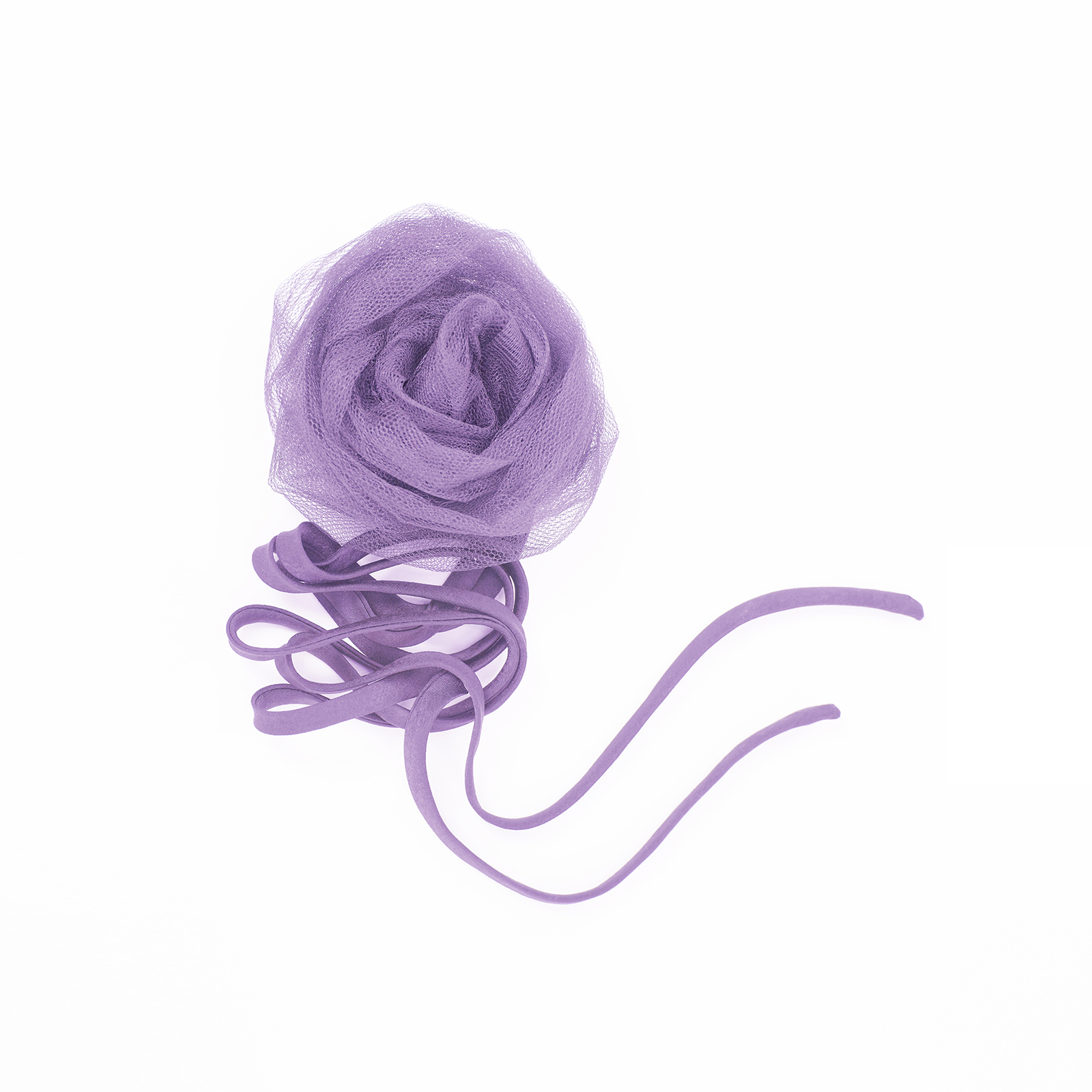 Τσόκερ με λουλούδι 8001.9002-lilac